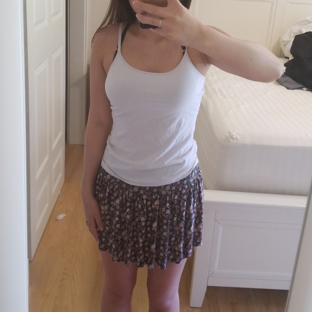 Stretchy Floral Skort